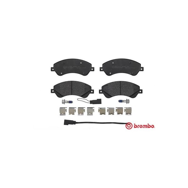 Bromsbeläggsats, Framaxel Brembo P 24 065 BREMBO