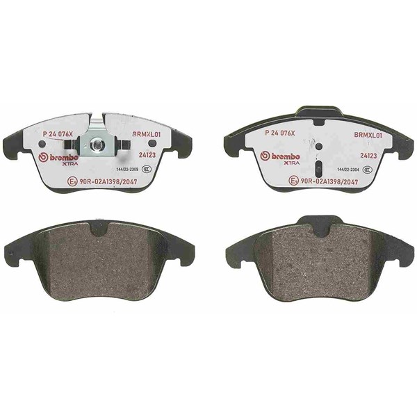 Bromsbeläggsats Ventilerad, Framaxel Brembo P 24 076X BREMBO