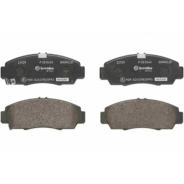 Bromsbeläggsats, Framaxel Brembo Brembo xtra line P 28 034X BREMBO