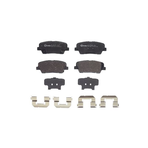 Bromsbeläggsats, Bakaxel Brembo P 30 104 BREMBO