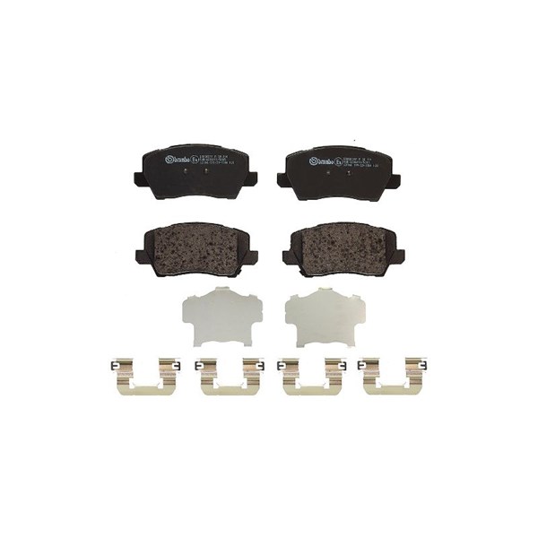 Bromsbeläggsats, Framaxel Brembo P 30 114 BREMBO