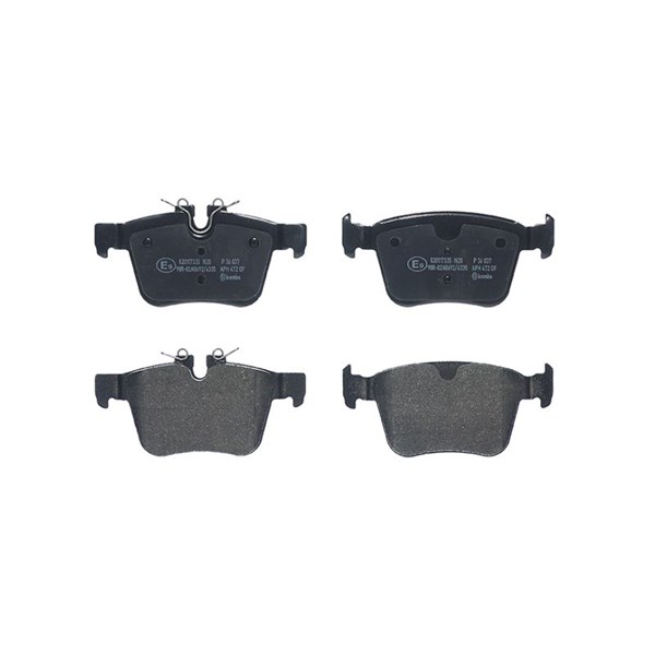 Bromsbeläggsats, Bakaxel Brembo P 36 037 BREMBO