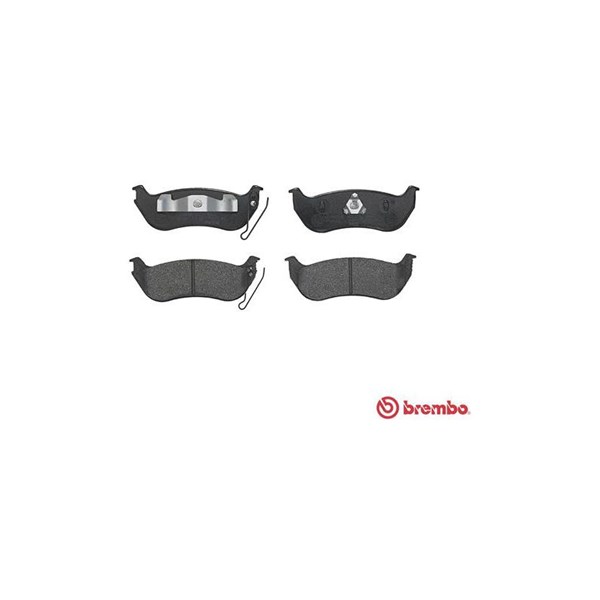 Bromsbeläggsats, Bakaxel Brembo P 37 009 BREMBO
