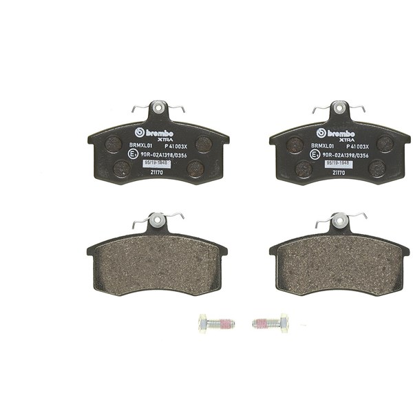 Bromsbeläggsats, Framaxel Brembo Brembo xtra line P 41 003X BREMBO