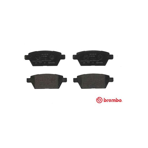 Bromsbeläggsats, Bakaxel Brembo P 49 051 BREMBO