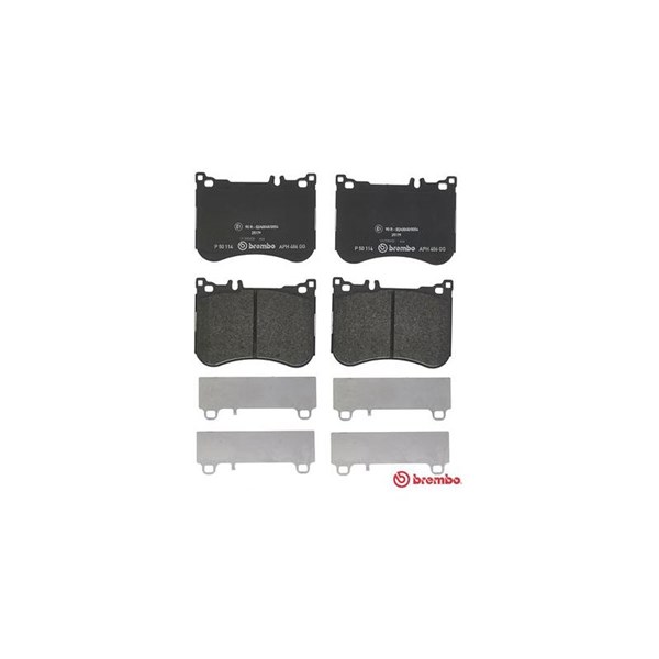 Bromsbeläggsats, Framaxel Brembo P 50 114 BREMBO