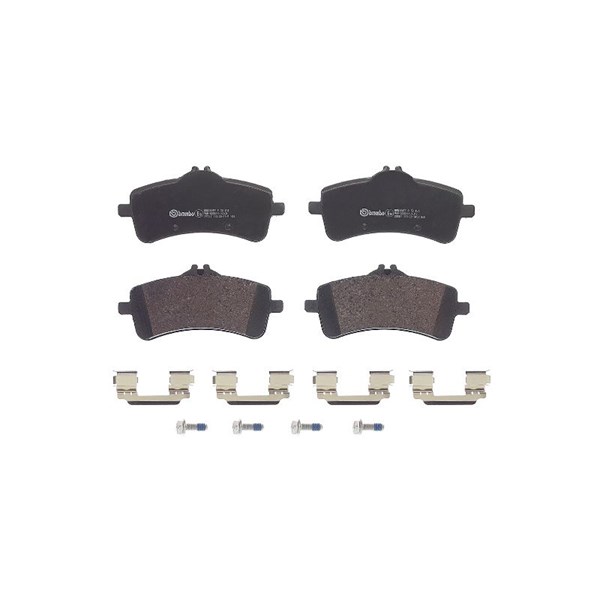 Bromsbeläggsats, Bakaxel Brembo P 50 131 BREMBO