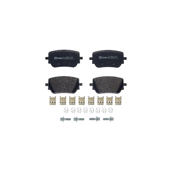Bromsbeläggsats, Bakaxel Brembo P 50 148 BREMBO