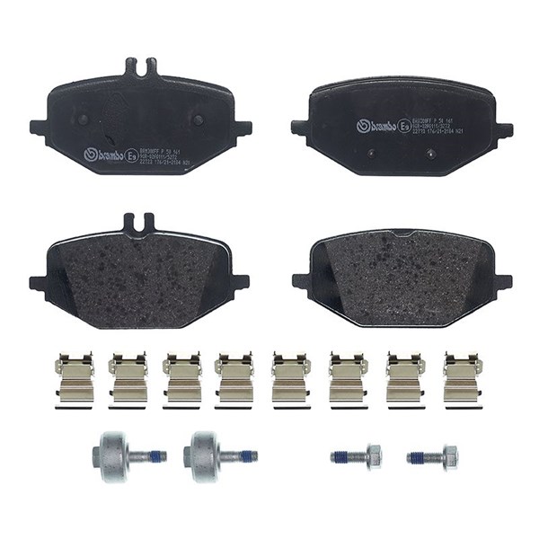 Bromsbeläggsats, Bakaxel Brembo P 50 161 BREMBO