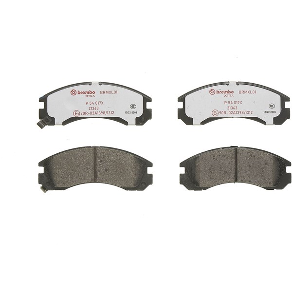 Bromsbeläggsats, Framaxel BREMBO