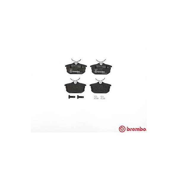 Bromsbeläggsats, Bakaxel BREMBO