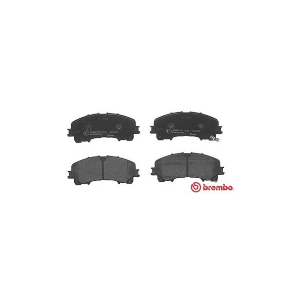 Bromsbeläggsats, Framaxel BREMBO