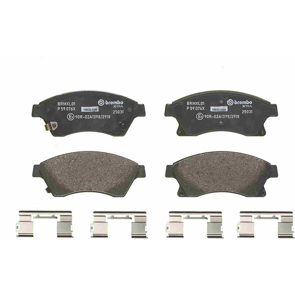 Bromsbeläggsats, Framaxel Brembo Brembo xtra line P 59 076X BREMBO