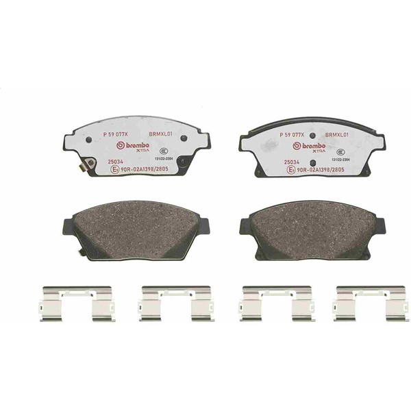 Bromsbeläggsats, Framaxel Brembo Brembo xtra line P 59 077X BREMBO