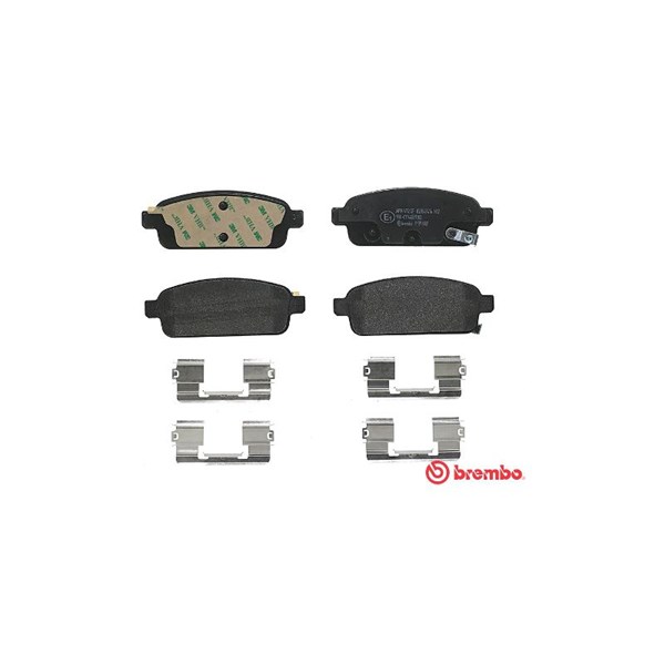 Bromsbeläggsats, Bakaxel Brembo P 59 087 BREMBO