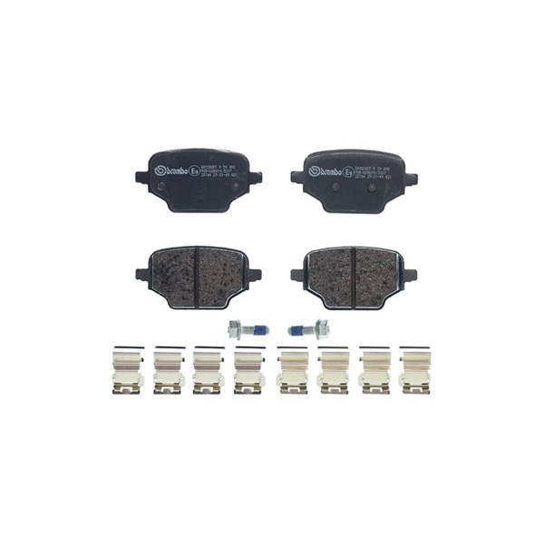 Bromsbeläggsats, Bakaxel Brembo P 59 098 BREMBO
