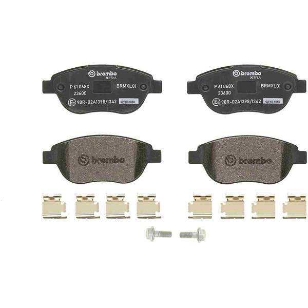 Bromsbeläggsats, Framaxel Brembo Brembo xtra line P 61 068X BREMBO
