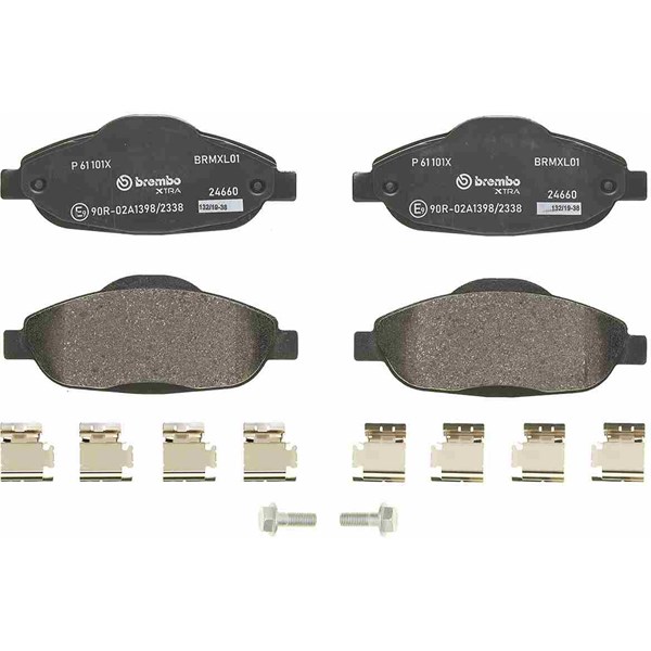 Bromsbeläggsats, Framaxel Brembo Brembo xtra line P 61 101X BREMBO