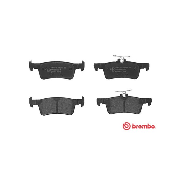 Bromsbeläggsats, Bakaxel BREMBO