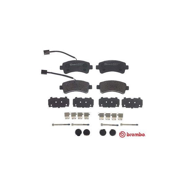 Bromsbeläggsats Ventilerad, Bakaxel Brembo P 61 130 BREMBO