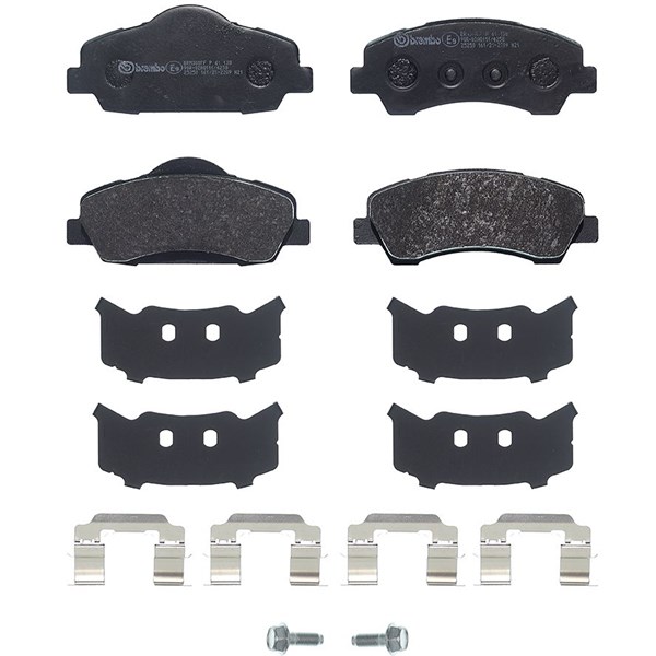 Bromsbeläggsats, Framaxel Brembo P 61 138 BREMBO