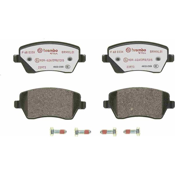 Bromsbeläggsats, Framaxel Brembo Brembo xtra line P 68 033X BREMBO
