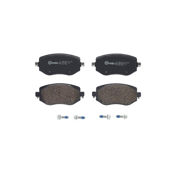 Bromsbeläggsats, Framaxel Brembo P 68 068 BREMBO