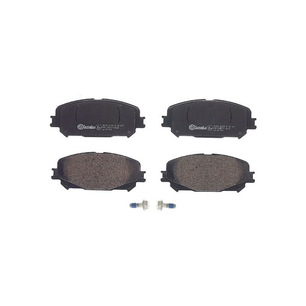 Bromsbeläggsats, Framaxel Brembo P 68 071 BREMBO