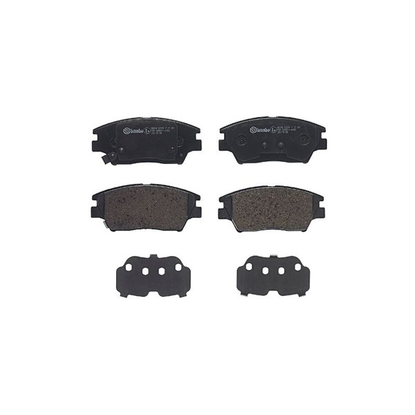 Bromsbeläggsats, Framaxel Brembo P 77 001 BREMBO
