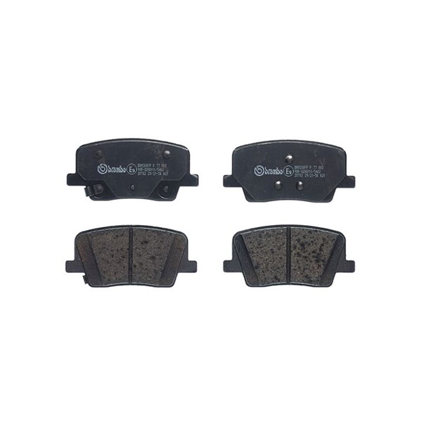 Bromsbeläggsats, Bakaxel Brembo P 77 003 BREMBO