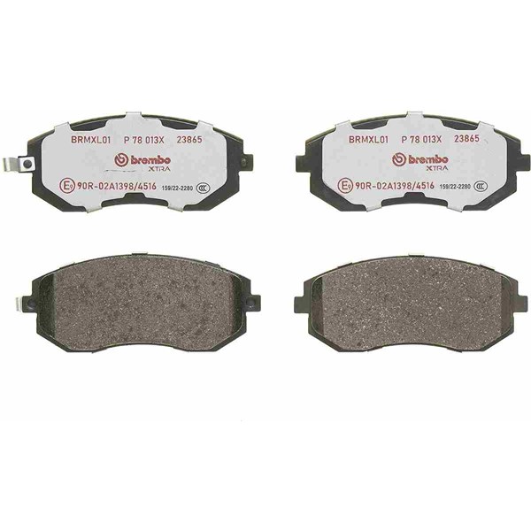 Bromsbeläggsats, Framaxel BREMBO