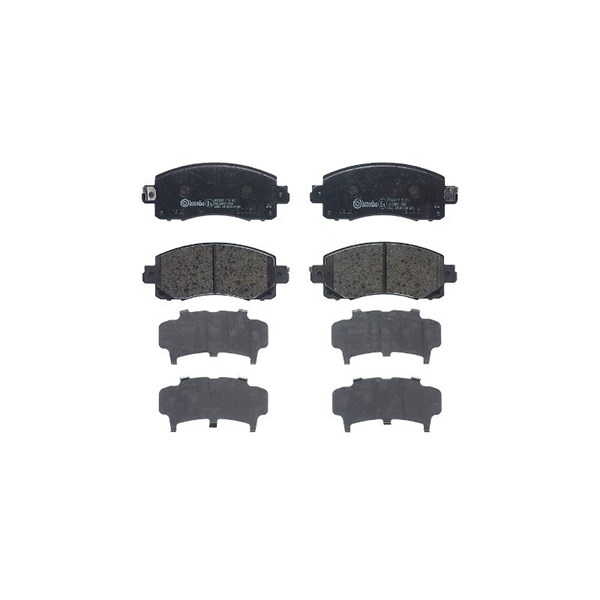 Bromsbeläggsats, Framaxel Brembo P 78 028 BREMBO