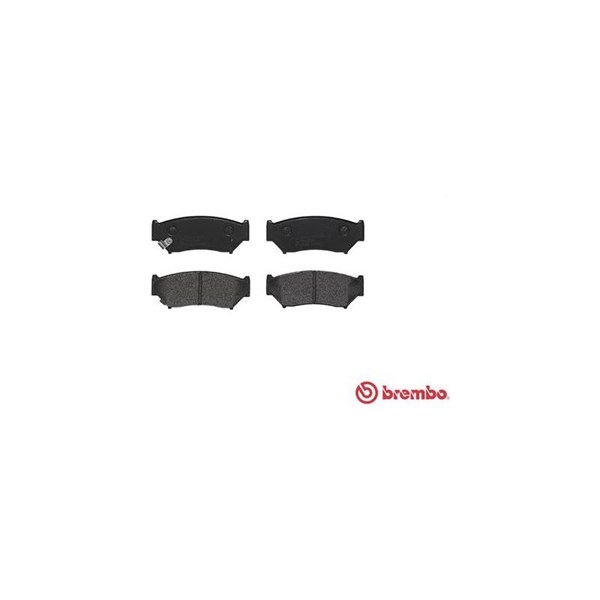 Bromsbeläggsats, Framaxel Brembo P 79 008 BREMBO