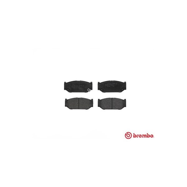 Bromsbeläggsats, Framaxel Brembo P 79 023 BREMBO