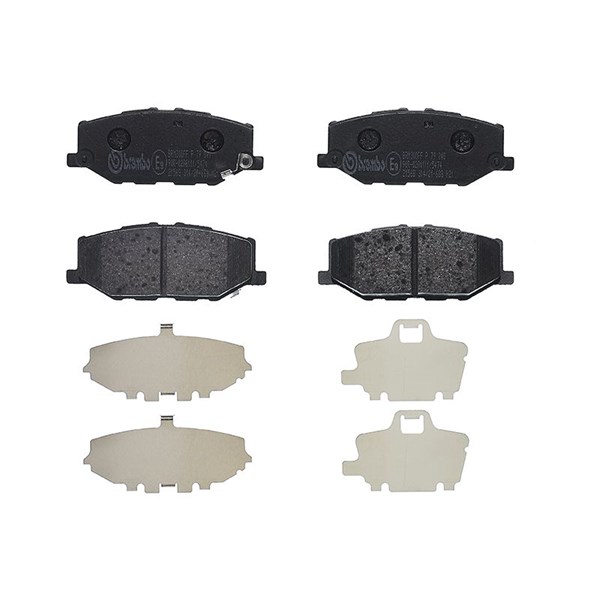 Bromsbeläggsats, Framaxel Brembo P 79 040 BREMBO