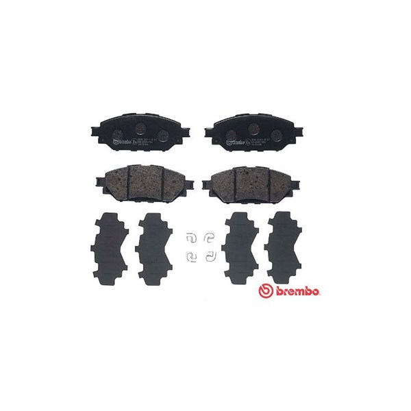 Bromsbeläggsats, Framaxel Brembo P 83 167 BREMBO