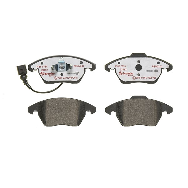 Bromsbeläggsats, Framaxel Brembo Brembo xtra line P 85 075X BREMBO