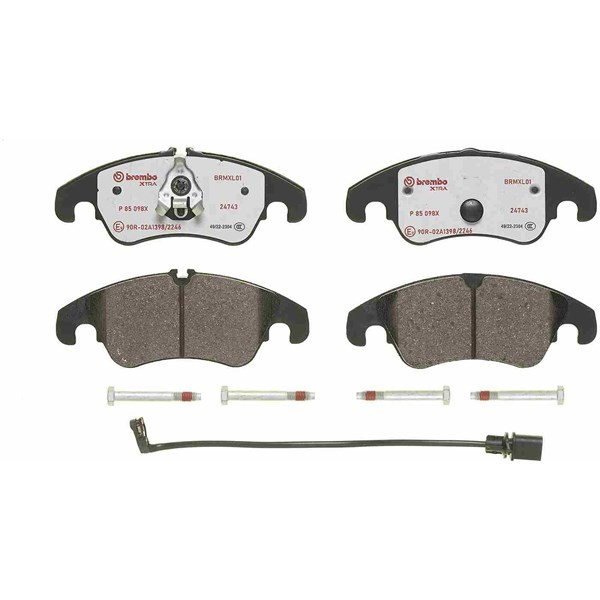 Bromsbeläggsats, Framaxel Brembo Brembo xtra line P 85 098X BREMBO