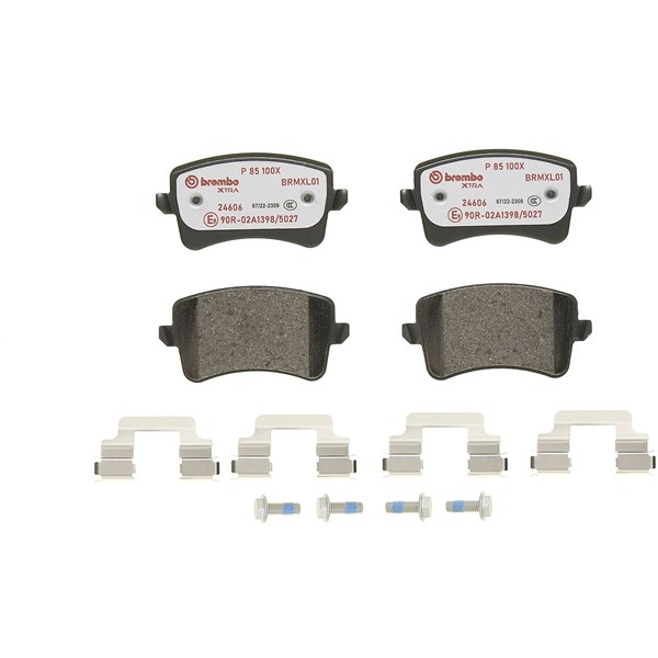 Bromsbeläggsats, Bakaxel Brembo Brembo xtra line P 85 100X BREMBO