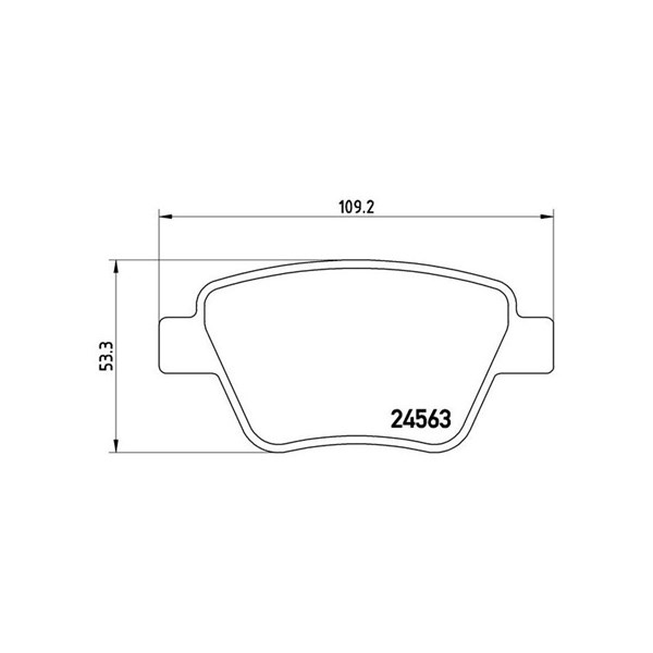 Bromsbeläggsats, Bakaxel Brembo Brembo xtra line P 85 114X BREMBO