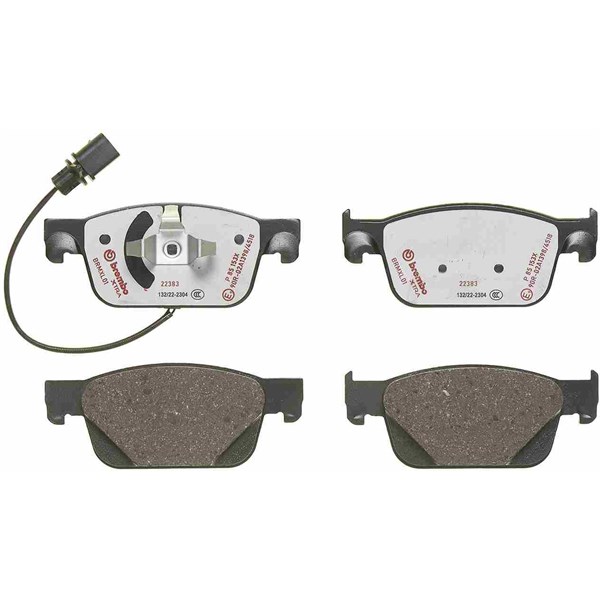 Bromsbeläggsats, Framaxel BREMBO