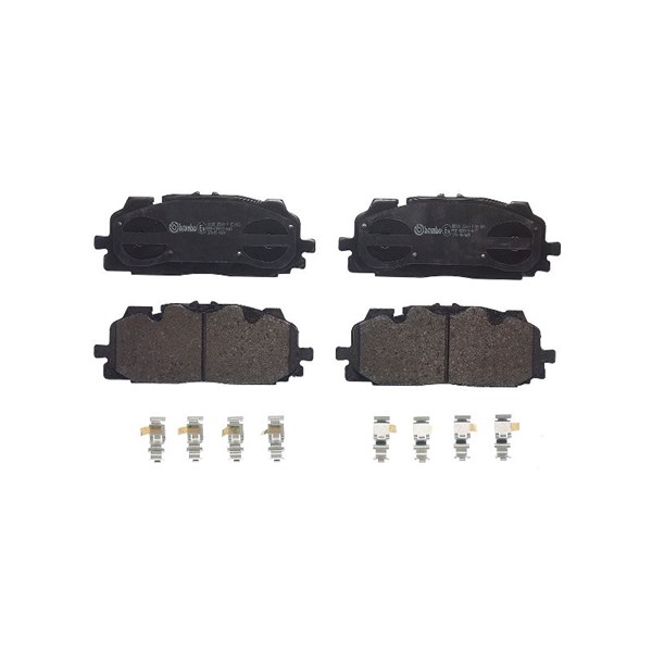 Bromsbeläggsats, Framaxel Brembo P 85 165 BREMBO