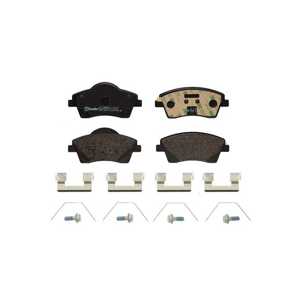 Bromsbeläggsats, Framaxel Brembo P 86 033 BREMBO