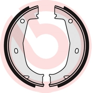 Bromsbackar, sats, parkeringsbroms, Bakaxel BREMBO