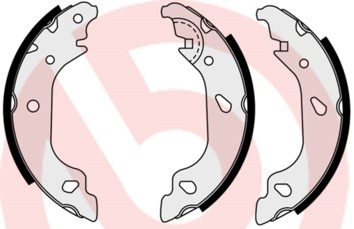 Bromsbackar, sats, Bakaxel Brembo S 23 551 BREMBO Bromsbackar, sats, Bakaxel Brembo S 23 551 BREMBO