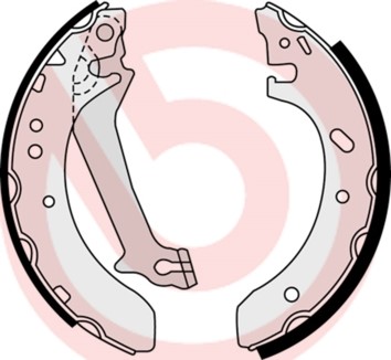 Bromsbackar, sats, Bakaxel Brembo S 23 578 BREMBO Bromsbackar, sats, Bakaxel Brembo S 23 578 BREMBO