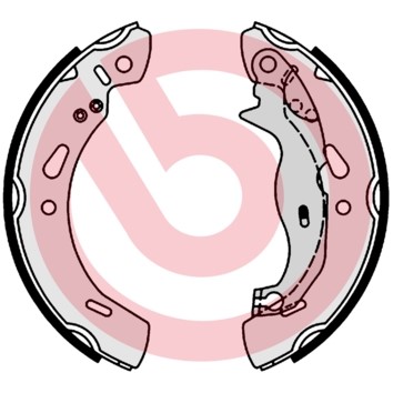 Bromsbackar, sats, Bakaxel BREMBO