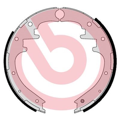 Bromsbackar, sats, Bakaxel Brembo S 24 554 BREMBO