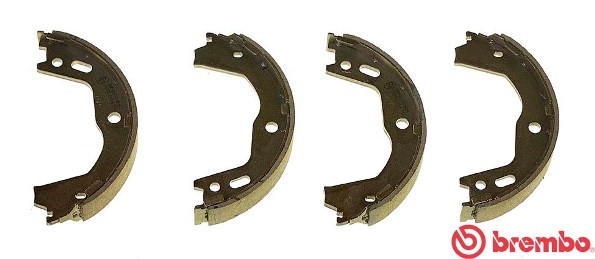 Bromsbackar, sats, parkeringsbroms, Bakaxel Brembo S 30 541 BREMBO