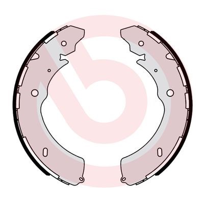 Bromsbackar, sats, Bakaxel BREMBO